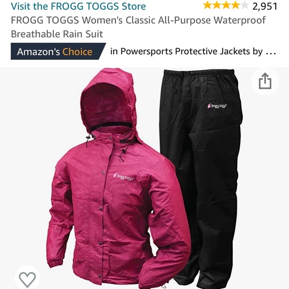 Frogg Toggs Women’s waterproof breathable rain suit - Picture 1 of 16